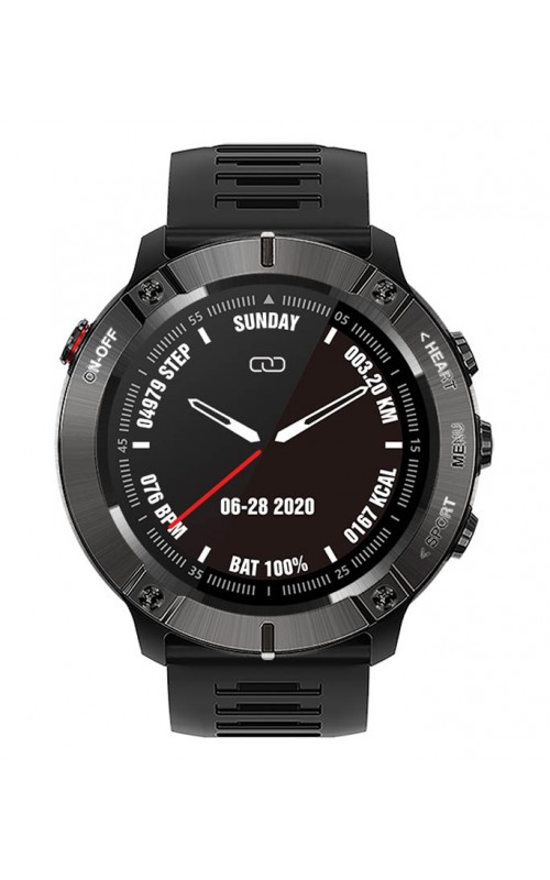 Ρολόι Χειρός 3GUYS 3GW3501 Smartwatch Black Cilicone Strap